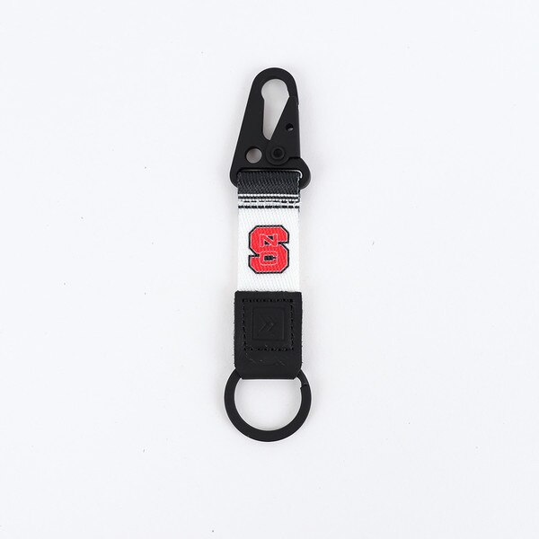 Thread® White Keychain Clip with "S